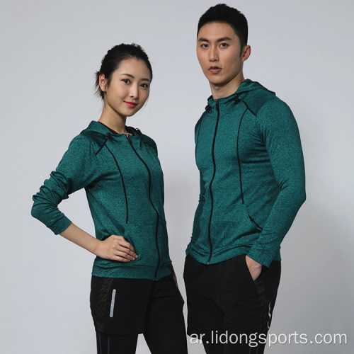 تشغيل شعار تجريب Gym Fitness Hoodie للرجال